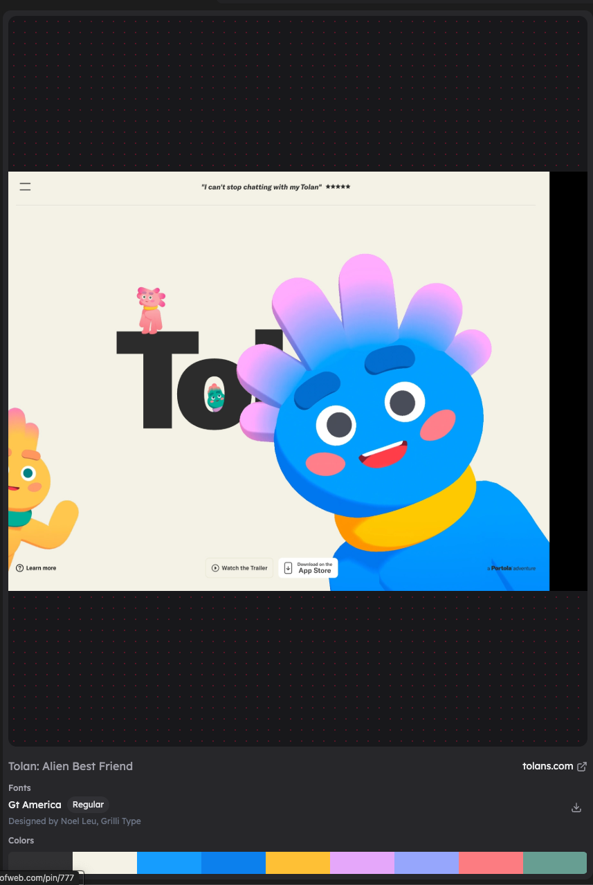 Font of Web gallery image