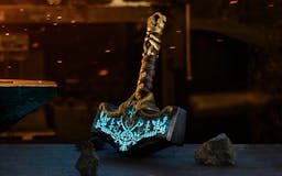 Mjolnir: Forged Hammer from God of War media 2