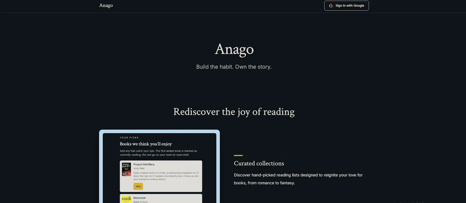 Anago screenshot 1