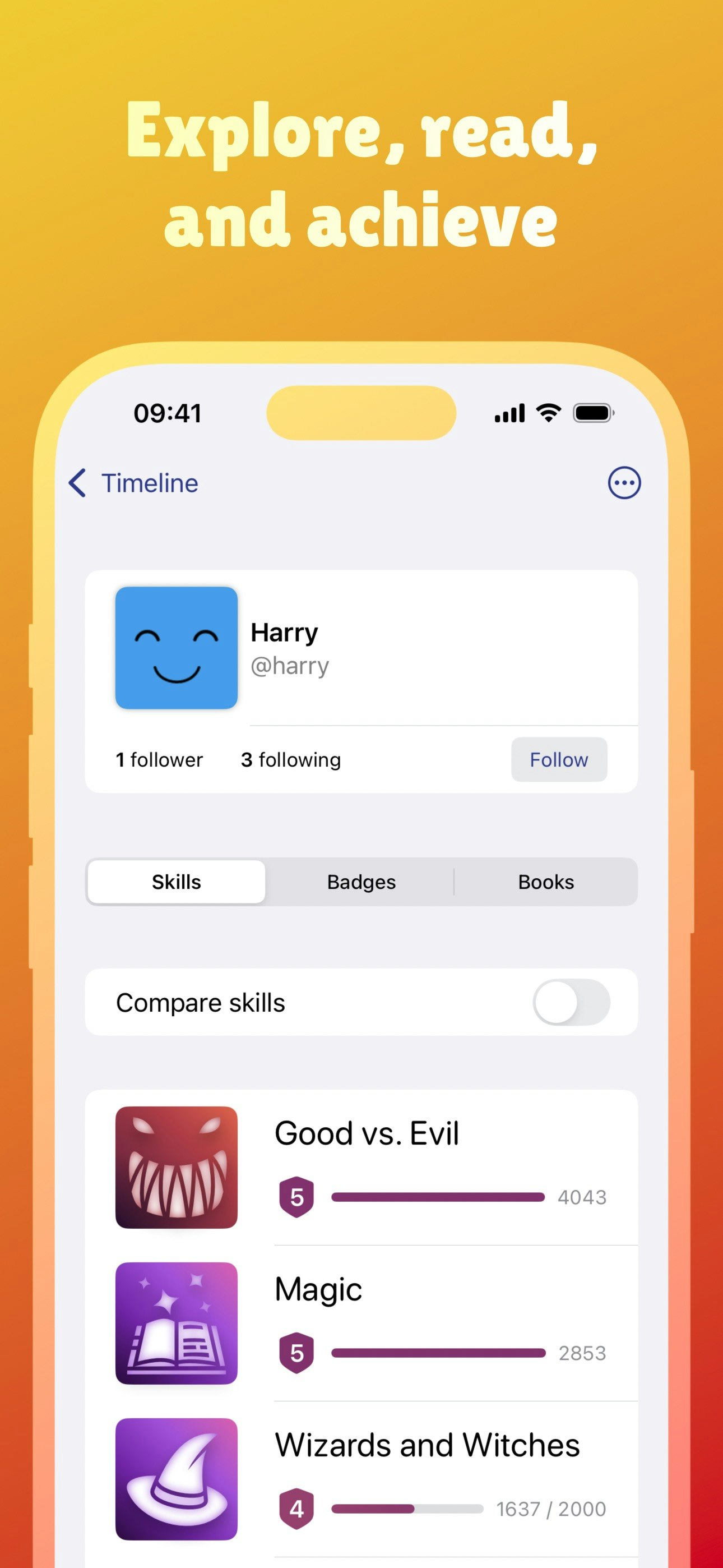 Nieuwe squest - Boek volgen, opnieuw bedacht - Fun, Social en Gamified. media 5
