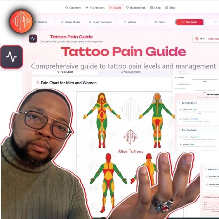 Alice Tattoos - Screenshot 3 showing product features and functionality