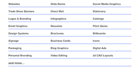 Monthly Flat Rate Graphic Design Service gallery image