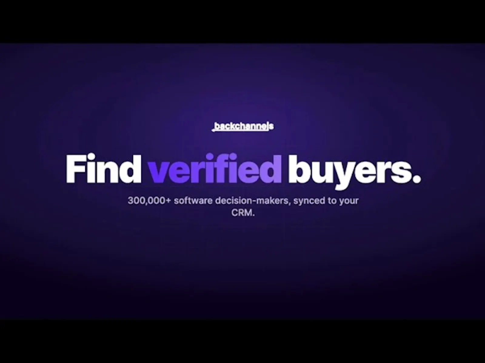 Backchannels screenshot 1 (video preview)