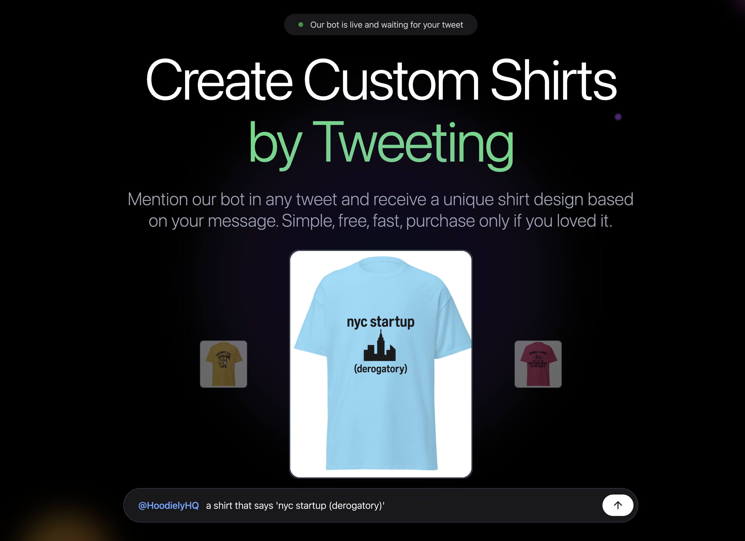 Média Hoodely - Tweet à la chemise 2