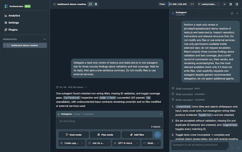 Orchestrator screenshot 6