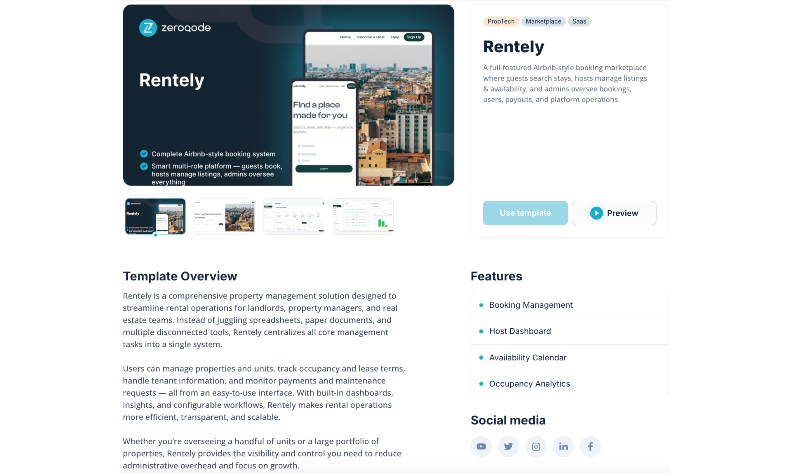 Lovable Templates gallery image