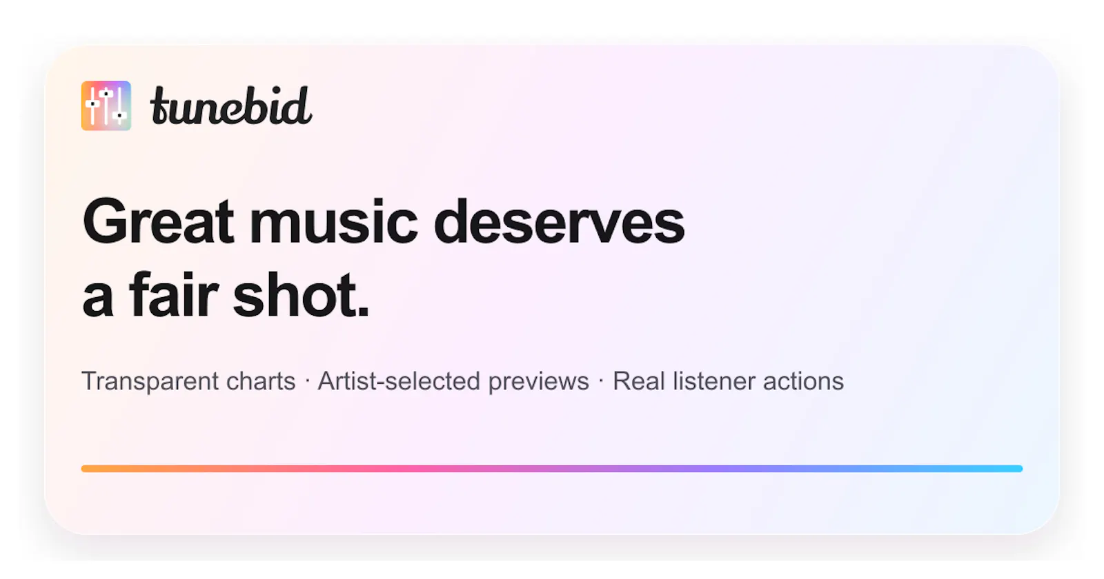 TuneBid screenshot 2