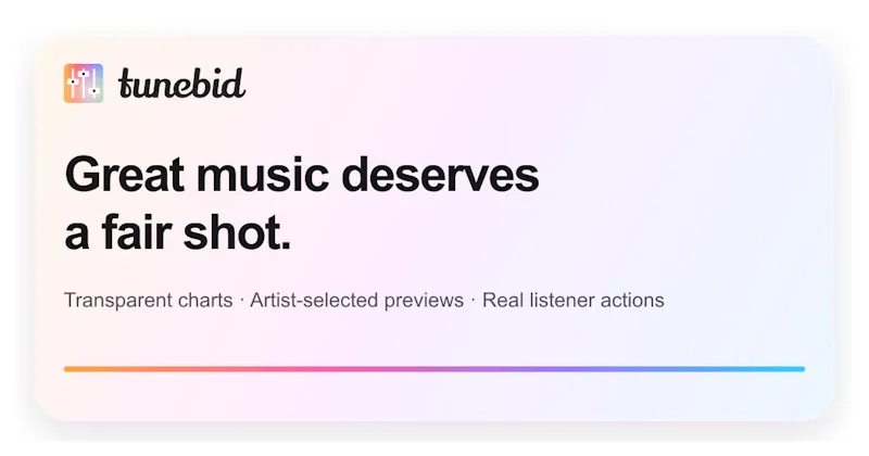 TuneBid screenshot 2