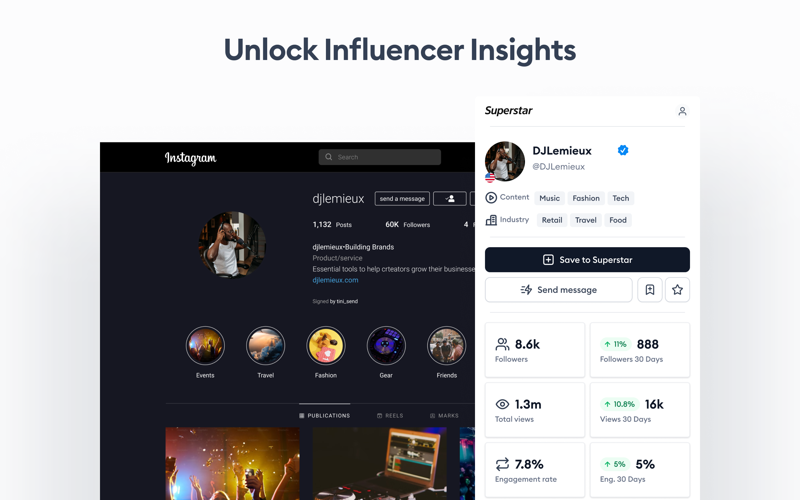 Маркетинговая платформа Superstar Influencer media 3