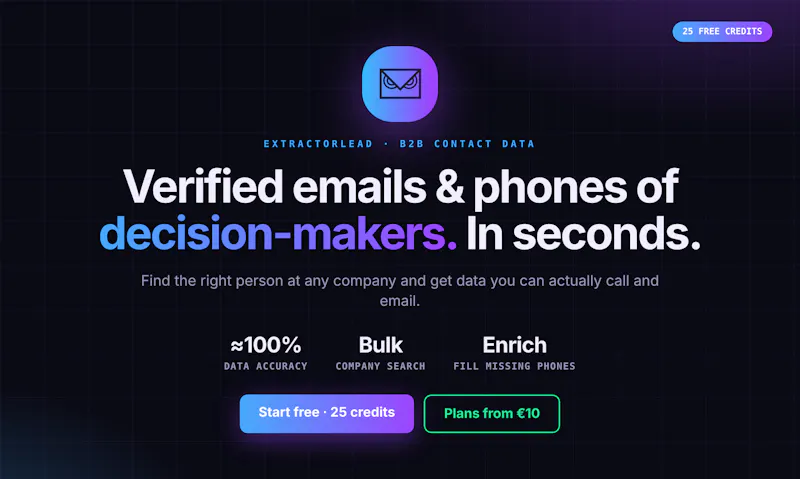 ExtractorLead screenshot 2