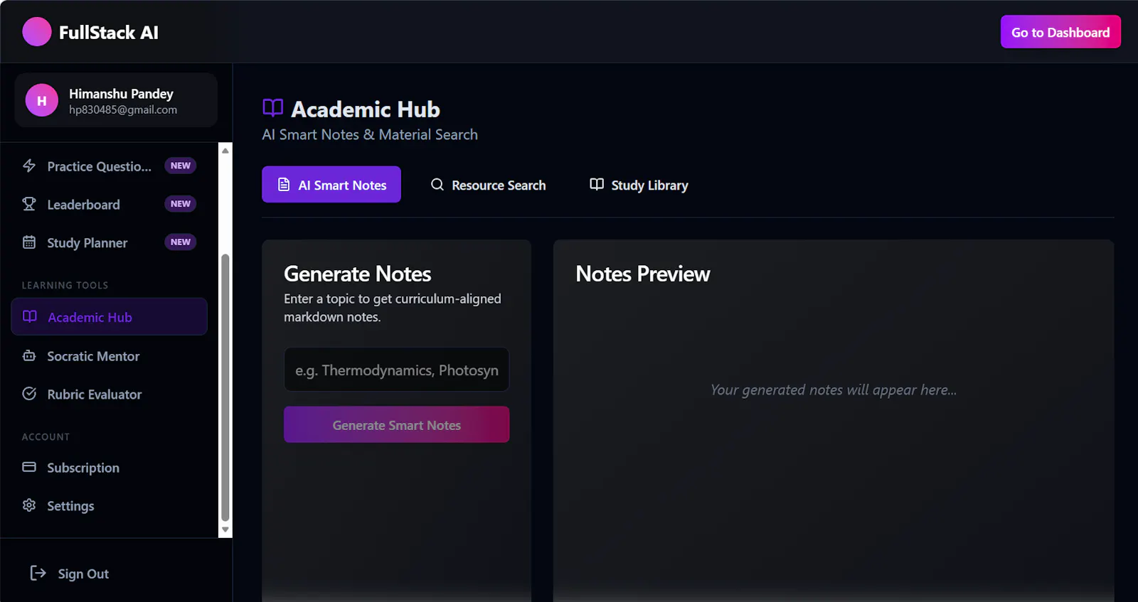 FullStack AI screenshot 2