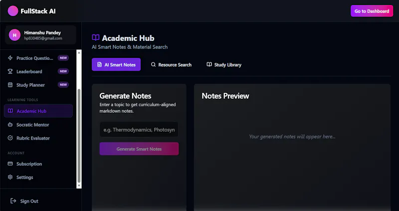 FullStack AI screenshot 2
