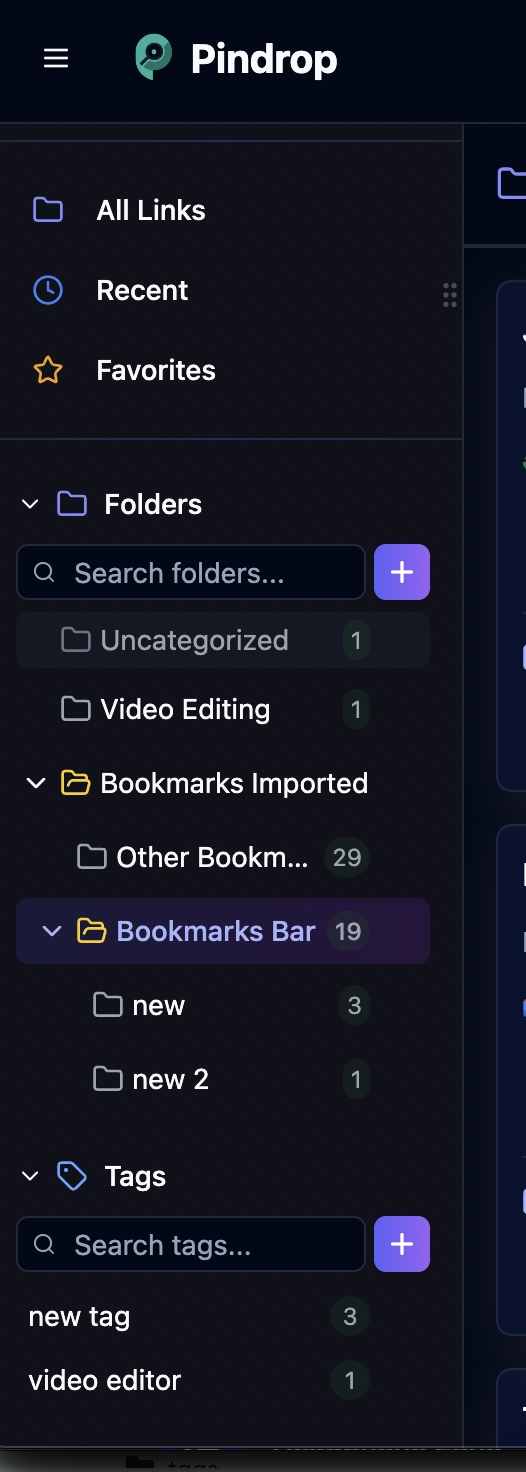 Pindrop - Links Manager gallery image