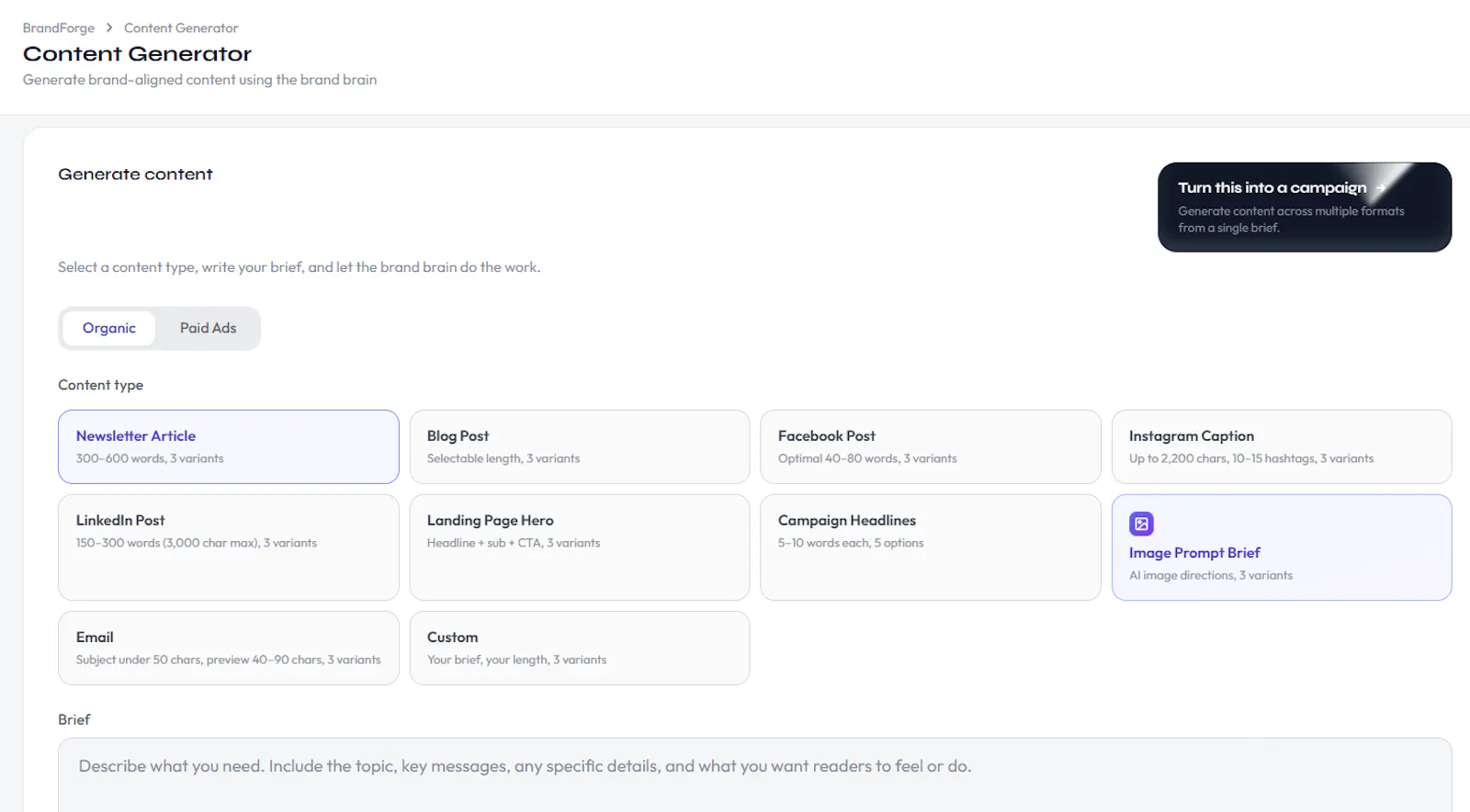 BrandForge Content Studio screenshot 4