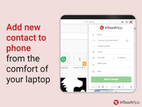 InTouchApp Firefox Extension gallery image