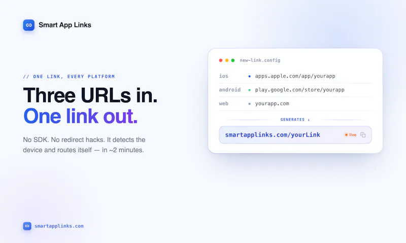 Smart App Links screenshot 1