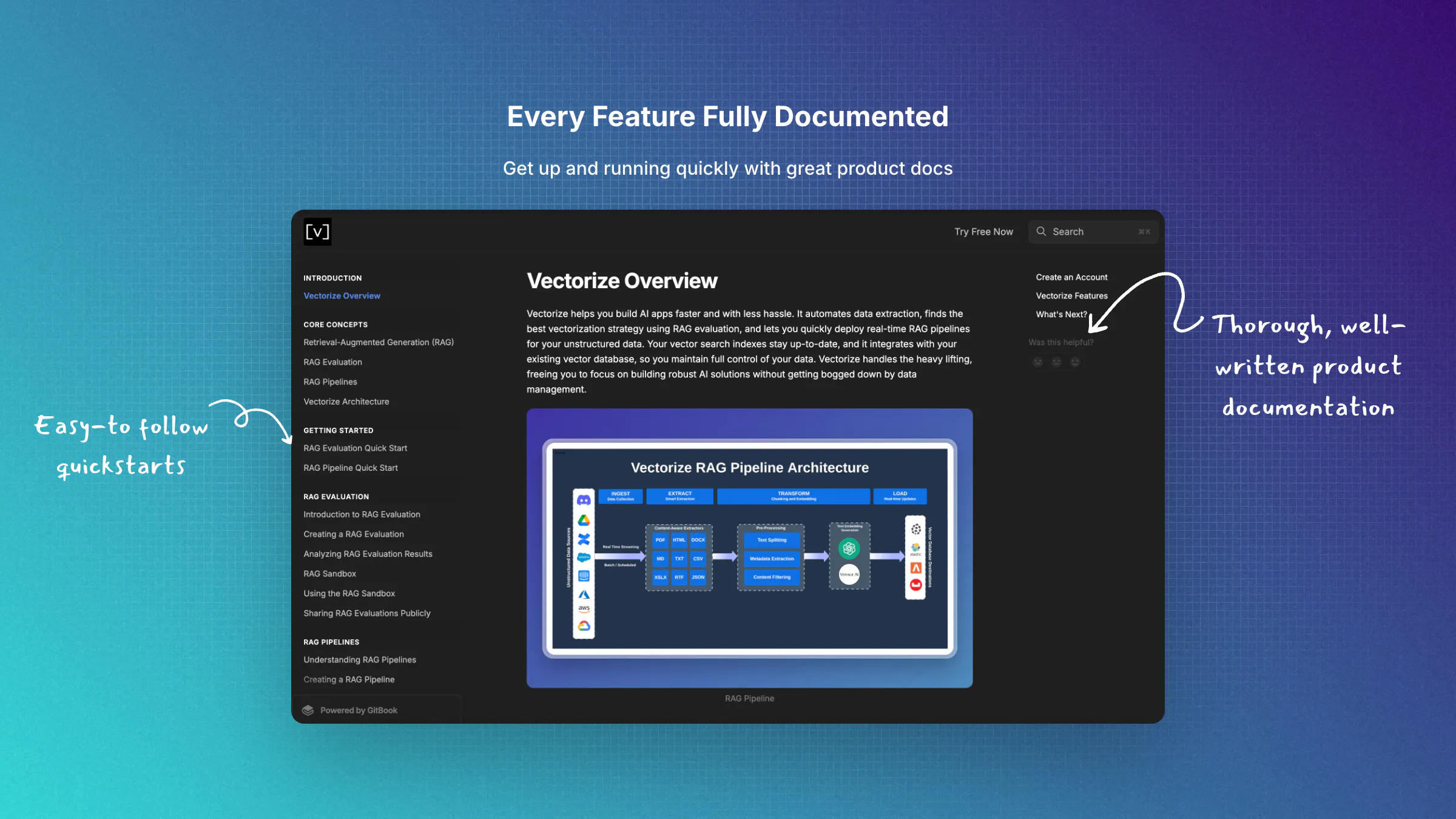 Vectorize screenshot
