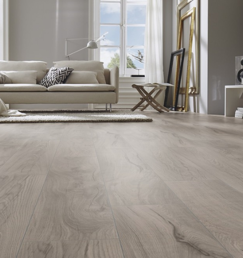 Light Oak Herringbone Vinyl Flooring gallery image