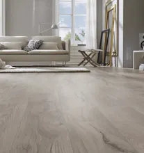 Light Oak Herringbone Vinyl Flooring gallery image