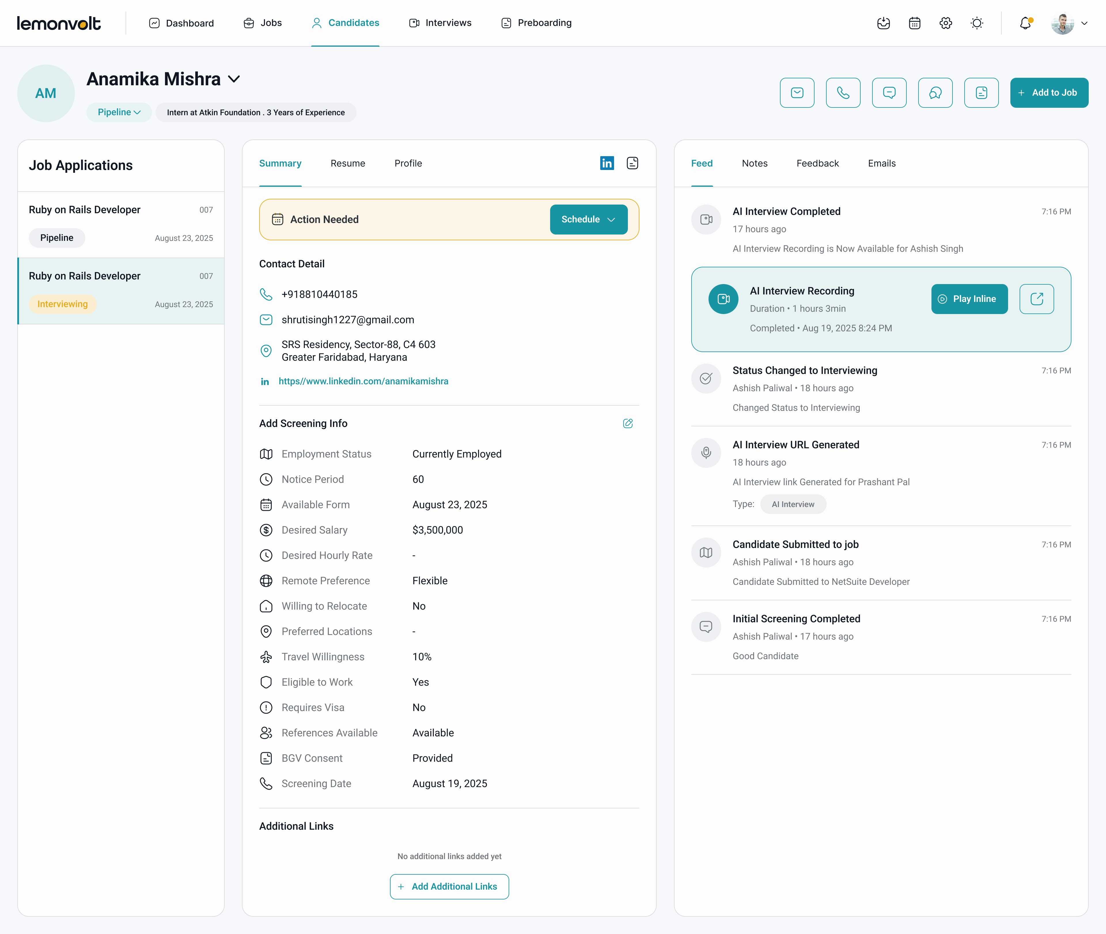 Lemonvolt - Screenshot 4 showing product features and functionality