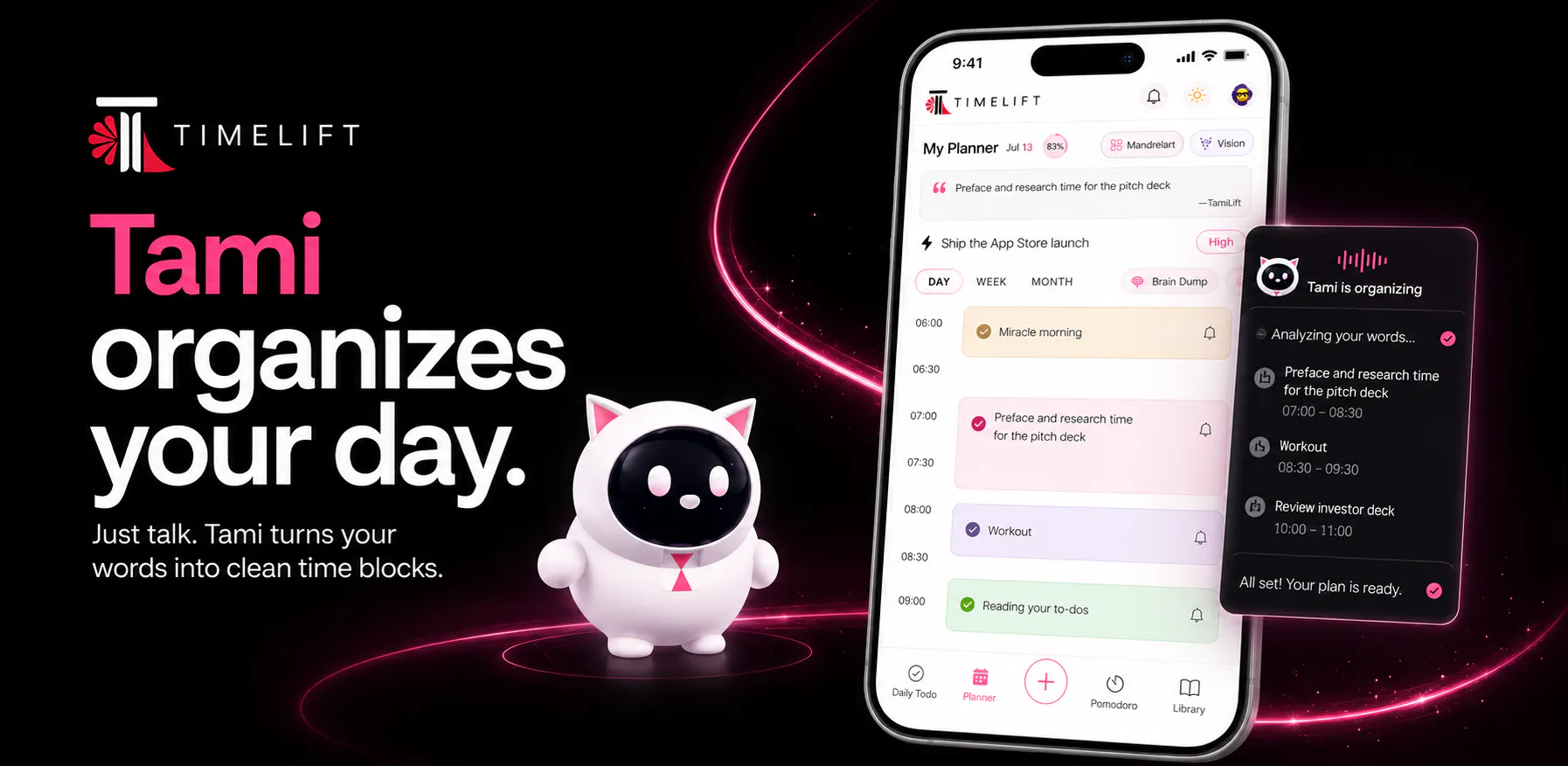 TimeLift — Voice AI Planner: Speak It.  gallery image