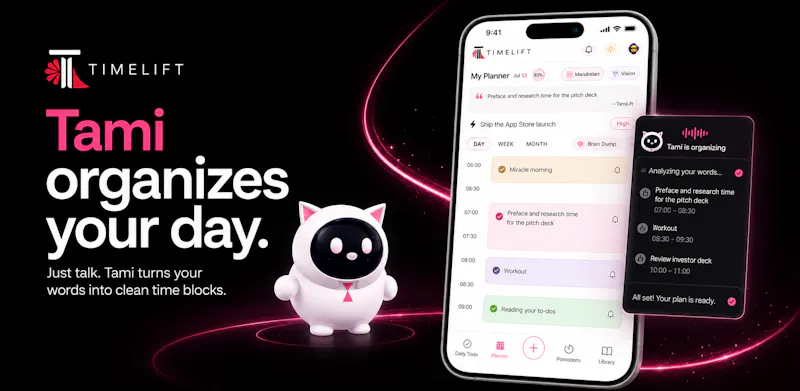 TimeLift — Voice AI Planner: Speak It.  screenshot 3