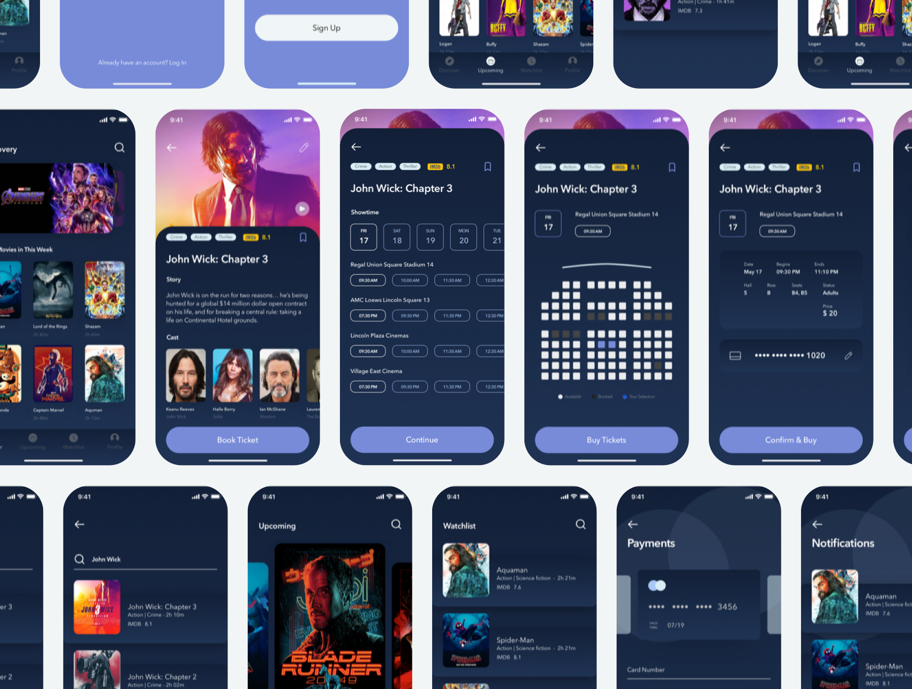 CineBox Movie App UI UX Kit gallery image
