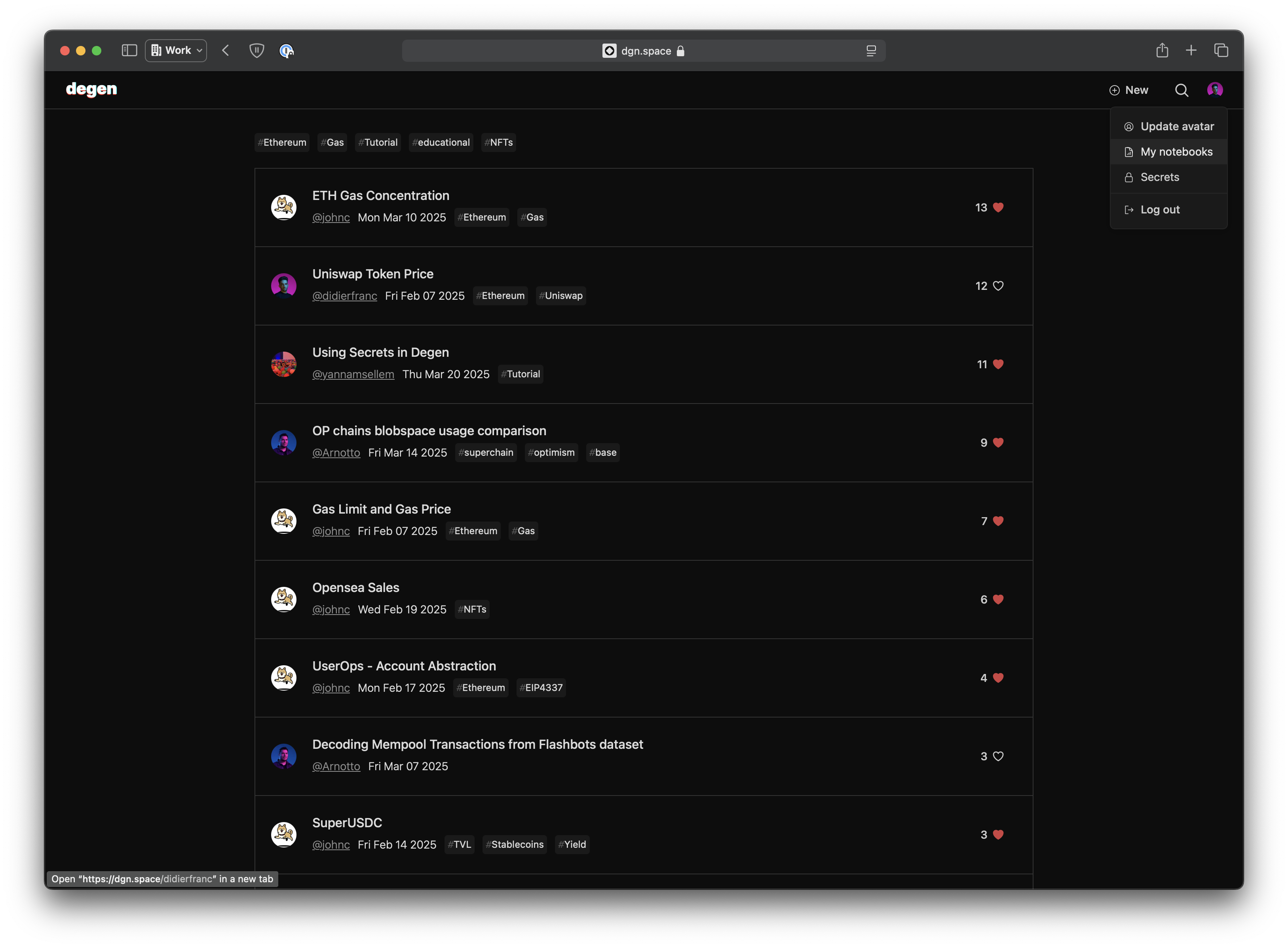 Degen - The first open-source notebook for blockchain analytics media 2