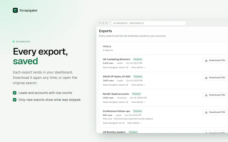 Scrapigator screenshot 3