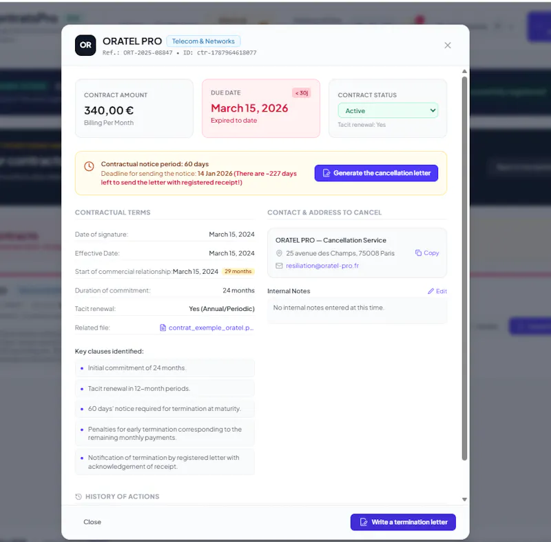 ContratsPro B2B screenshot 5