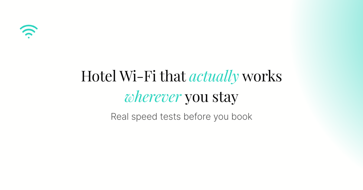 Compare Hotel Wi‑Fi gallery image