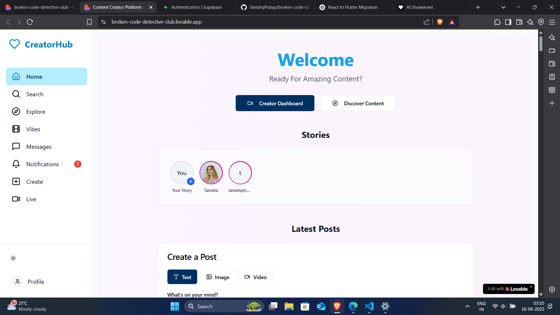 CreatorHub gallery image