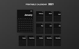 Minimal Calendar For 2021 media 2