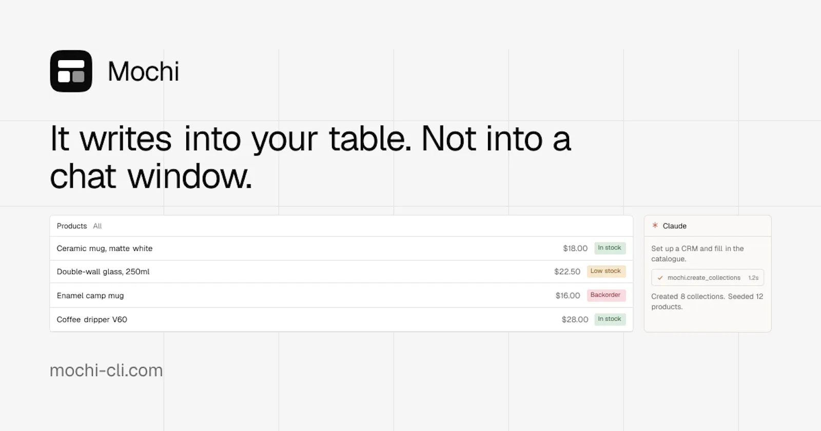 Mochi Table screenshot 10