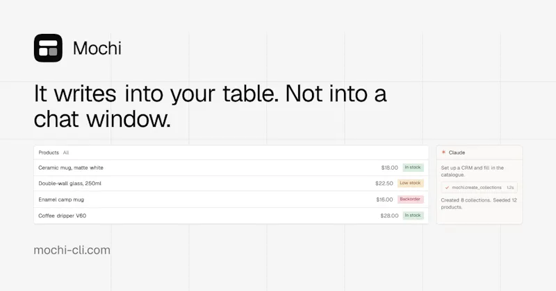 Mochi Table screenshot 10