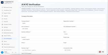 FreightAlert AI gallery image