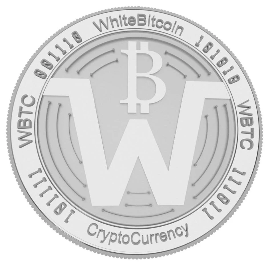 white bitcoin cover