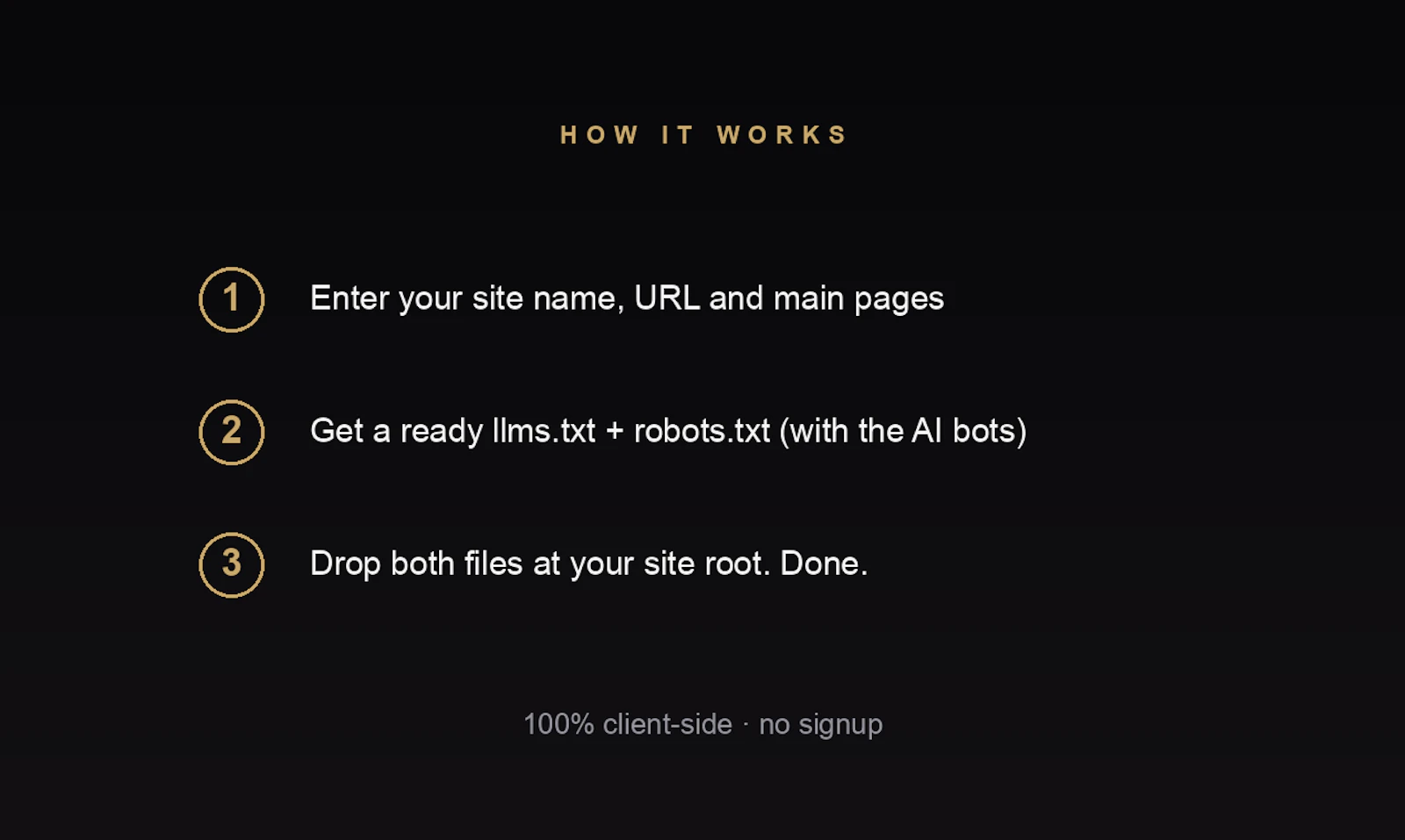 llms.txt Generator for AI screenshot 3