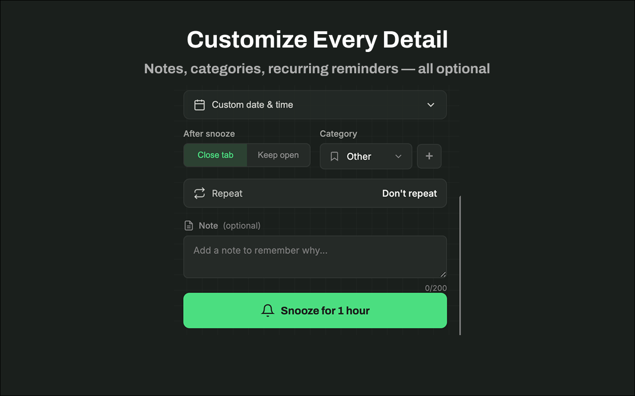 PingLater - Screenshot 5 showing product features and functionality