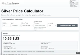 silverpricecalculator.org gallery image