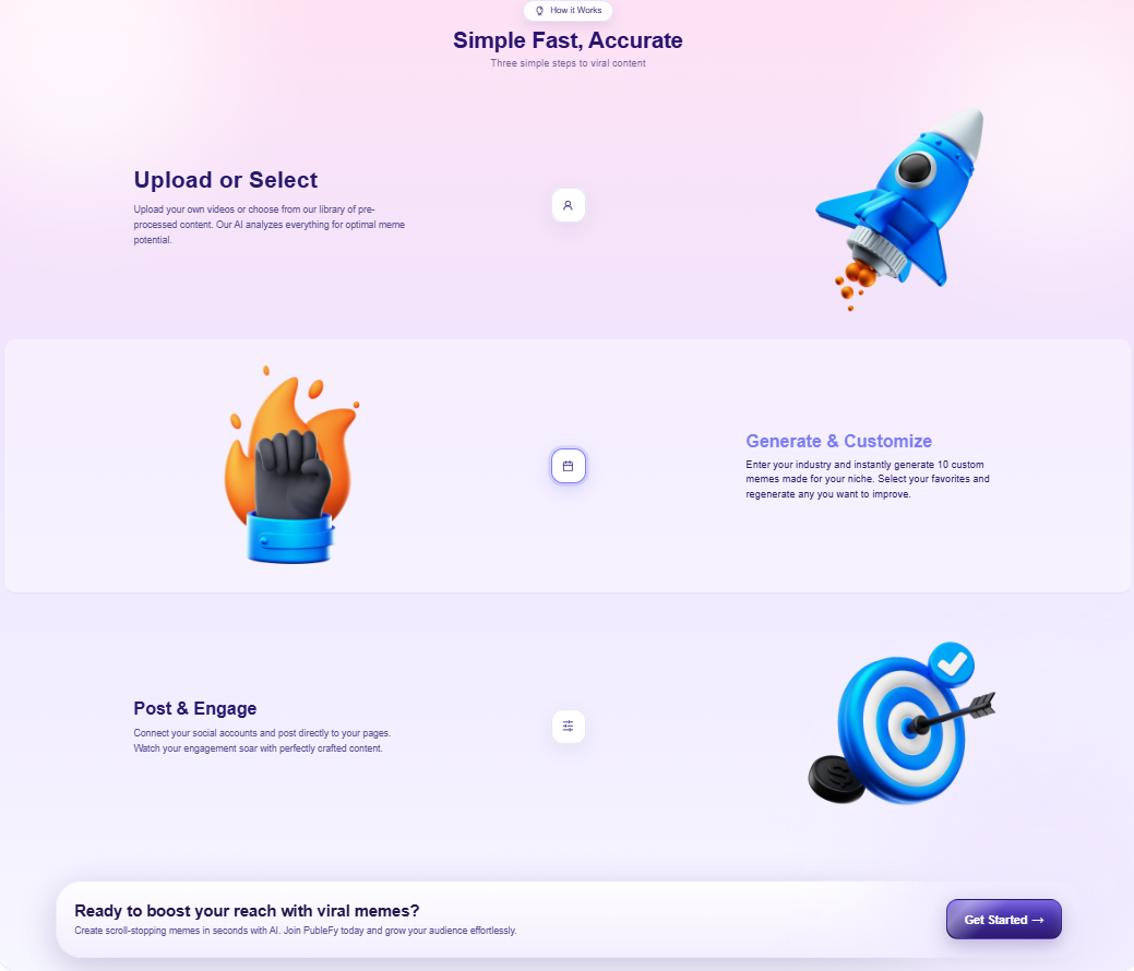 Publefy - Screenshot 3 showing product features and functionality
