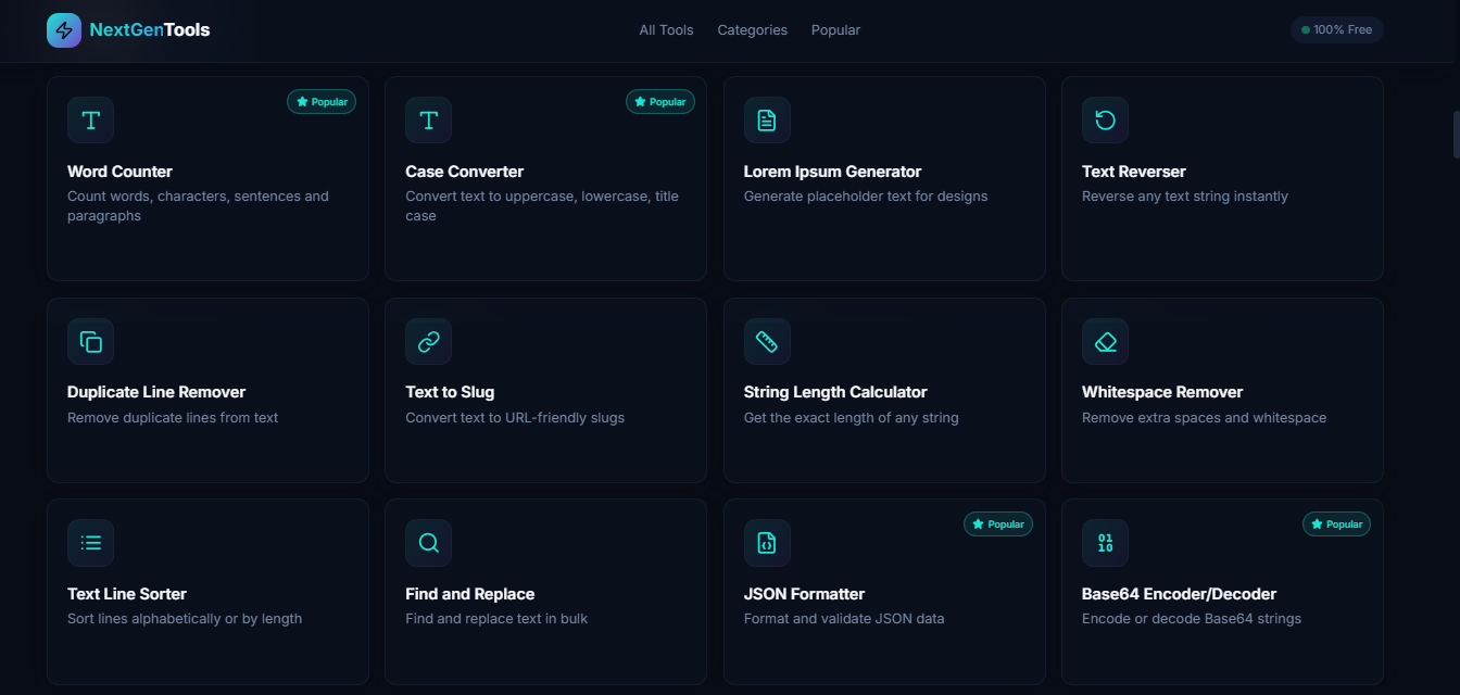 NextGenTools - Screenshot 4 showing product features and functionality