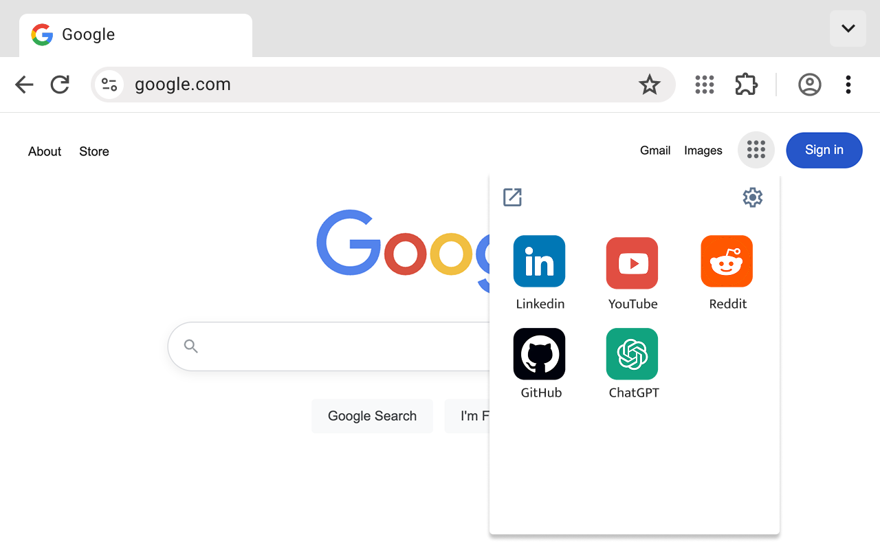 Bookmer Launcher Browser -Erweiterung media 1