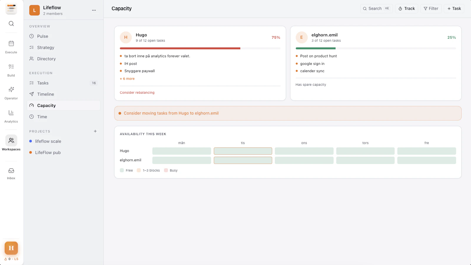 LifeFlow Execution OS screenshot 4