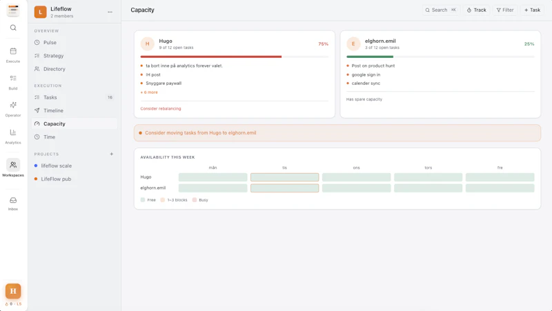 LifeFlow Execution OS screenshot 4