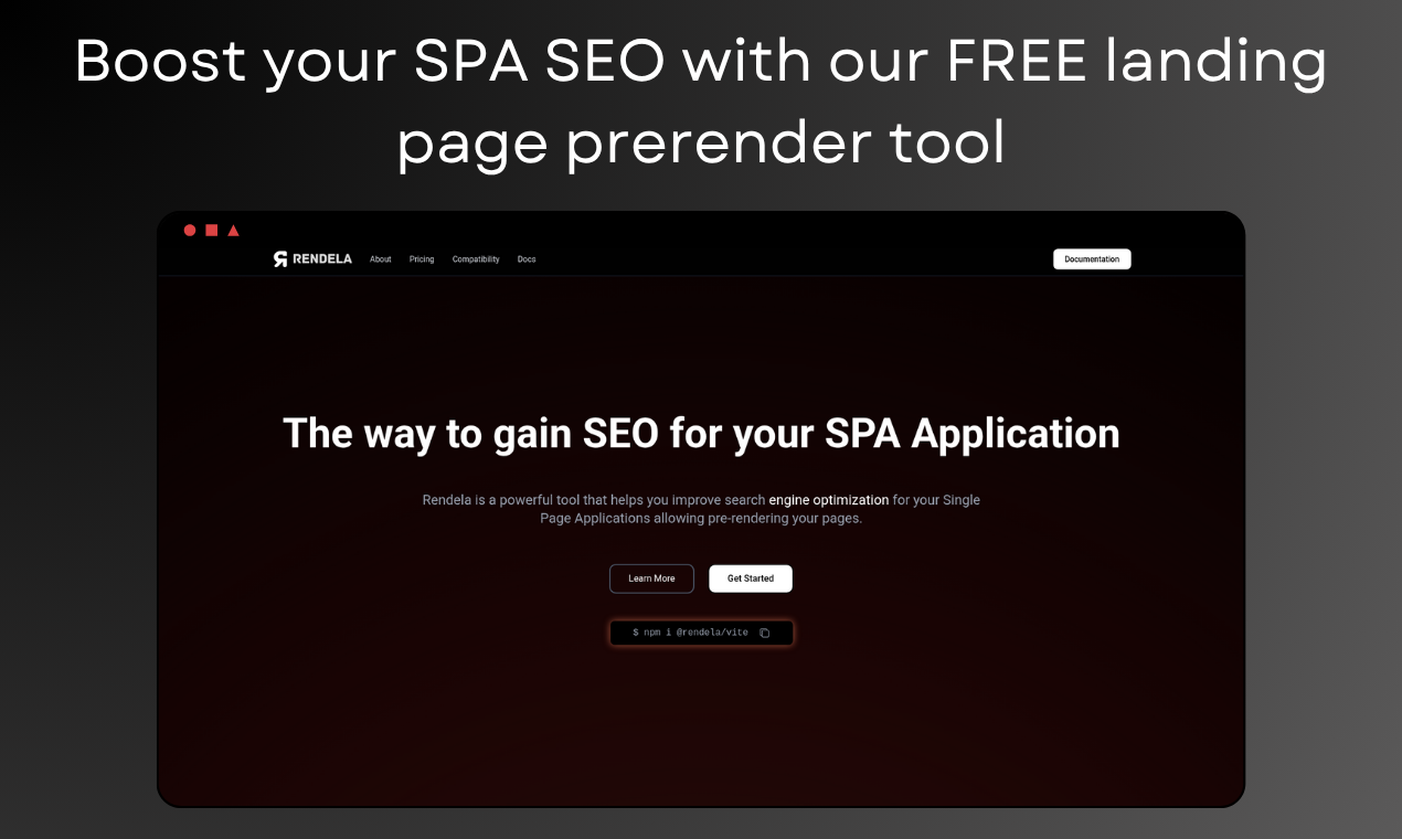 Mídia 1 de Ordem - Aumente seu SEO de spa com a nossa ferramenta de pré -render de página de destino gratuita