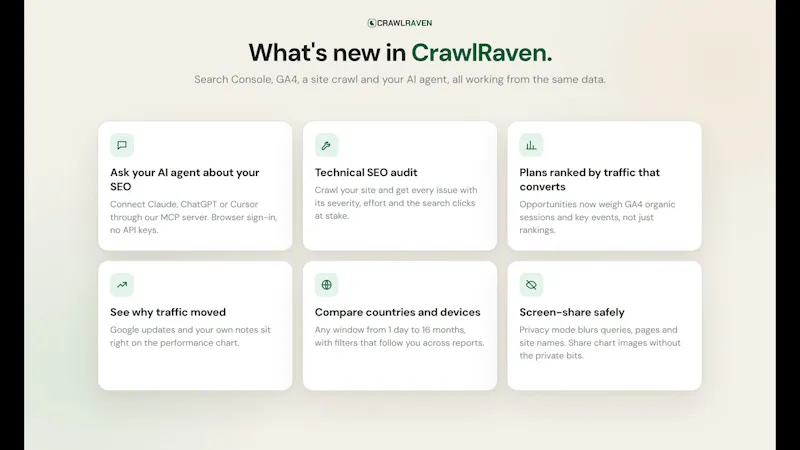 CrawlRaven MCP screenshot 1 (video preview)
