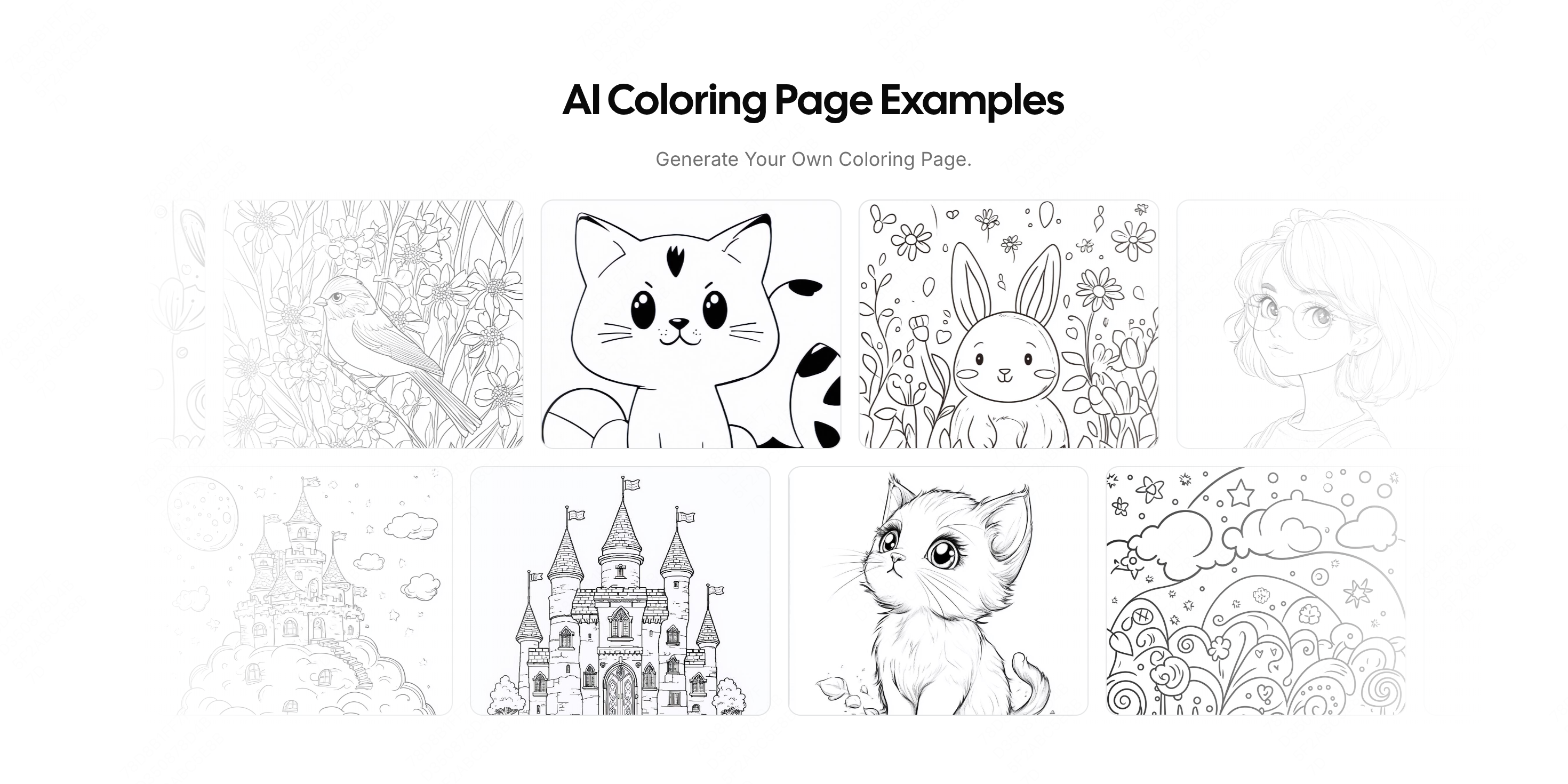 Cute Coloring Pages Generator gallery image