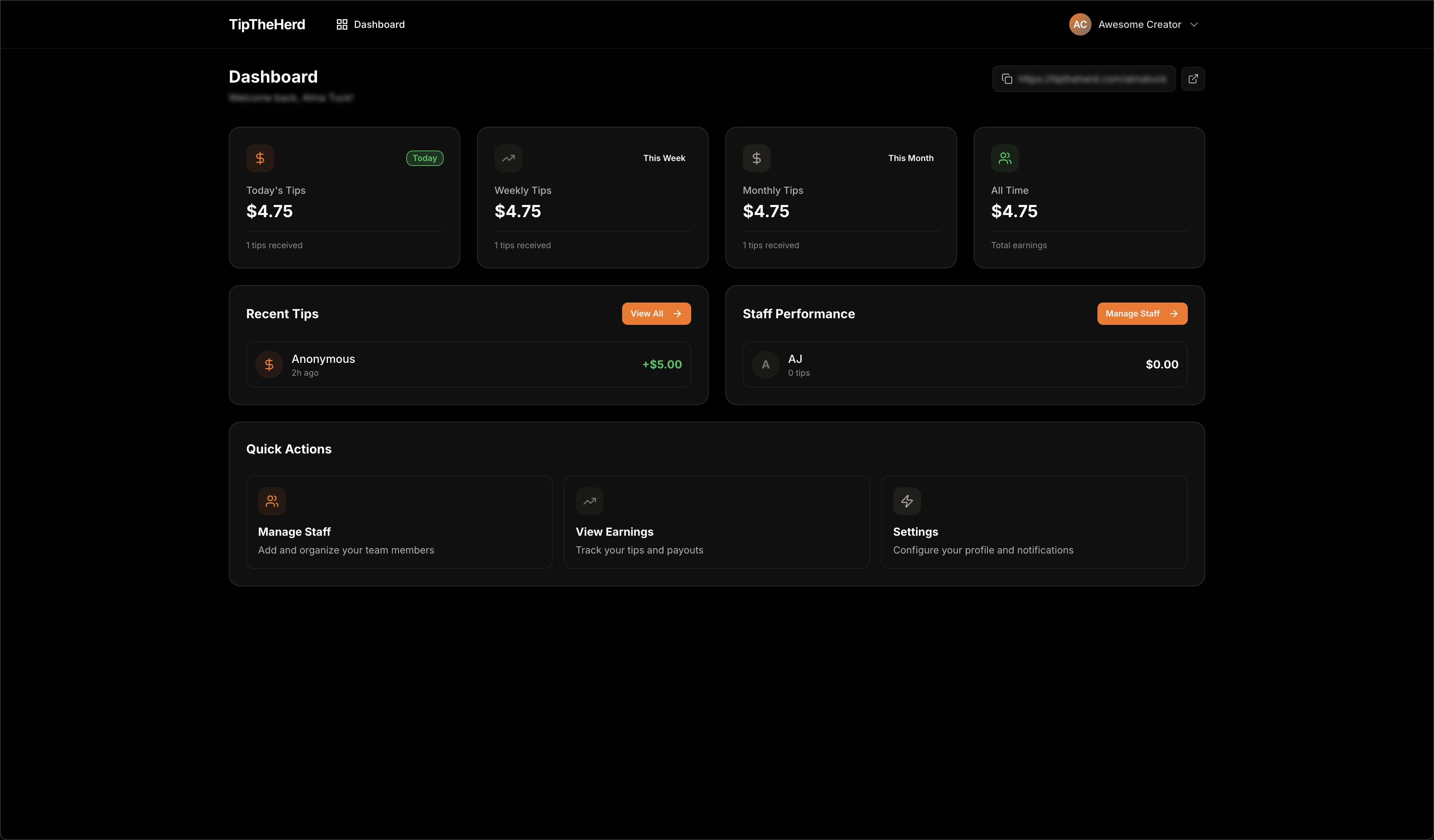 TipTheHerd - Screenshot 2 showing product features and functionality