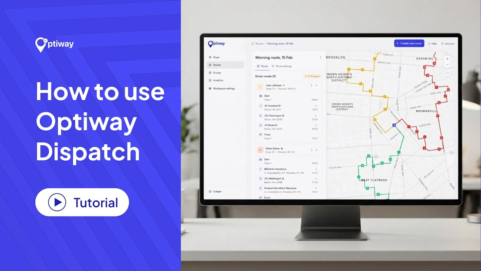 Optiway Web Dispatch screenshot 1 (video preview)
